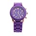 OFTEN® Popular Silicone Rubber Jelly Gel Quartz Analog Watch for Men Women Girl Boy Kids Students Nurse Unisex Sports Leisure Wrist Watch