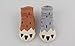 Julvie Anti-Slip Thick Winter Socks(2 Pairs) for Baby 0-4yrs with Claws Print