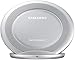Samsung Qi Certified Fast Charge Wireless Charging Pad + Stand - Supports wireless charging on Qi compatible smartphones - Silver