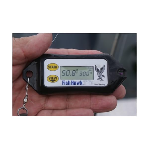 FISH HAWK ELECTRONICS TD DIGITAL ATDEPTH WATER TEMPERATURE GAUGE