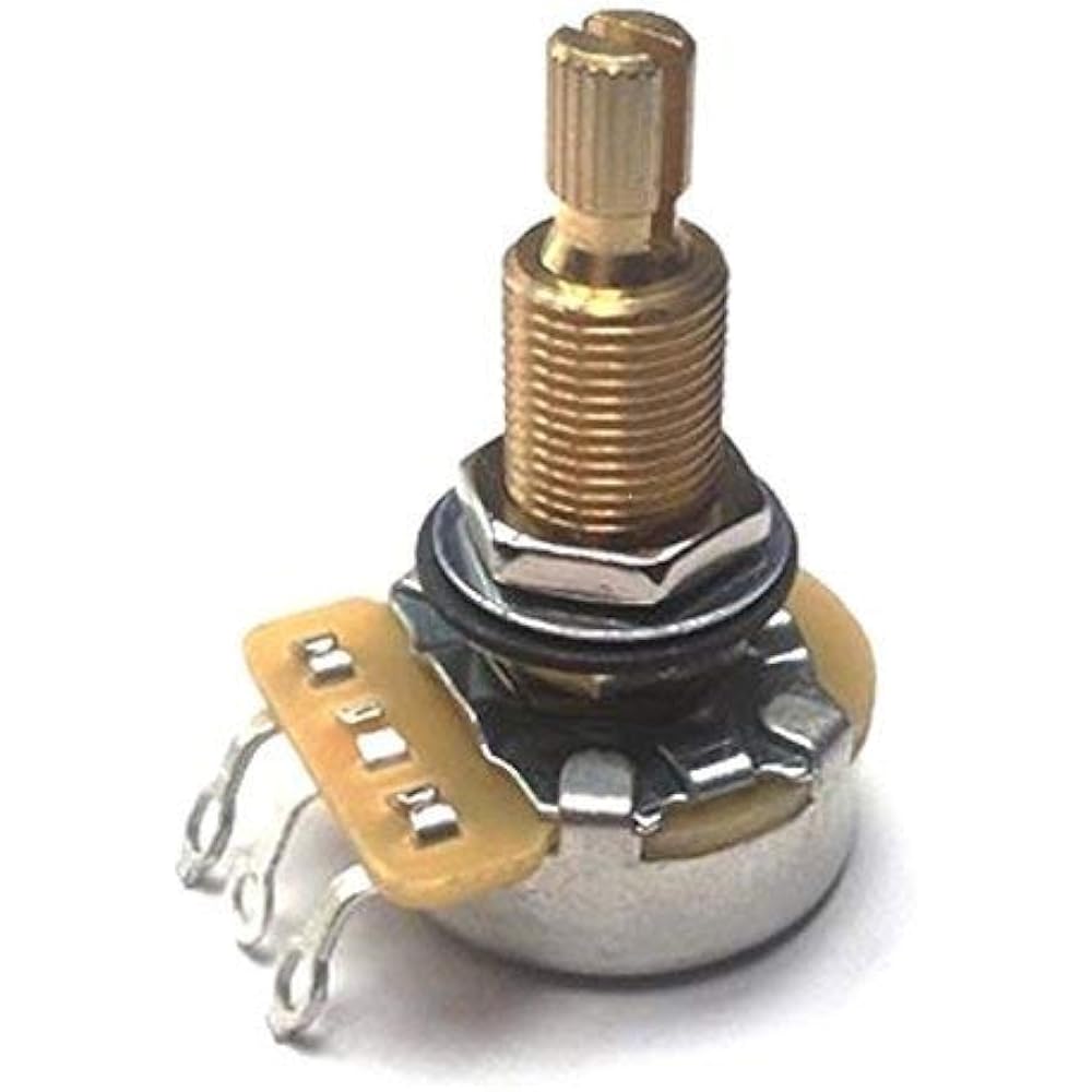 CTS TAOT CUSTOM 500K LONG Shaft VINTAGE TAPER VOLUME Pot 1X Musical