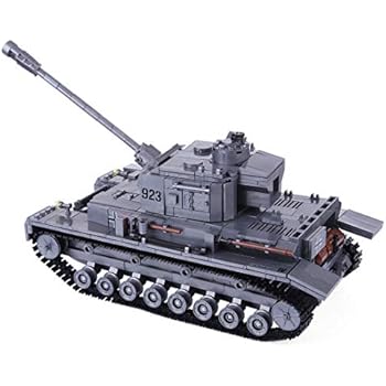 Lingxuinfo Toy Tank Building Block Set, 1193Pcs Large Panzer Tank Model Kit Military Army Tank Model for Kids Aged 6+ Compatible with Major Brands