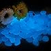 Garden Pebbles, Glow Stones Rocks, Luminous Pebbles for Walkways Outdoor Decor Aquarium Fish Tank Garden Decorative Stones for Path Lawn Yard Walkway（100pcs）