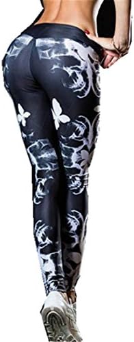Helerma Women's Long Sports Tights Gym Print Leggings Yoga Pants (Large / 8/10, TP4)