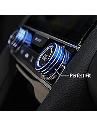 PARBO - Pomo de aire acondicionado para interior del coche, botón de arranque y botón A-Pillar, para Honda Civic de 10ª generación