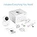 ANNKE HD Wireless WiFi IP Camera, 1.0Megapixel Security Camera/Baby Monitor with 2-Way Audio and Remote Pan/Tilt,White