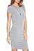 Womens Ruched Tshirt Dress