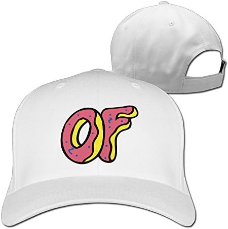 Unisex Odd Future Logo Adjustable Snapback Baseball Cap White One Size