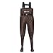 DUCK & FISH Duck and Fish PVC Brown Chest Wader Cleated Boot Foot with waist belt