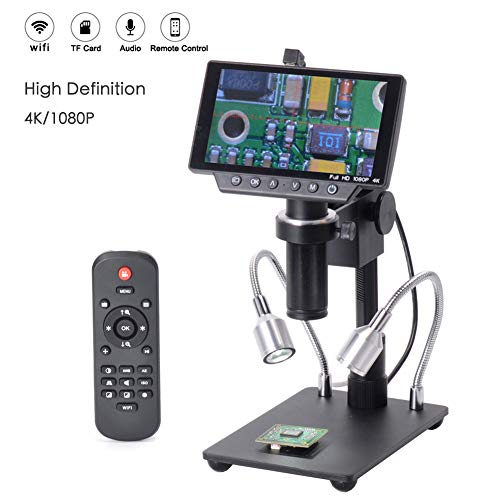 CNMJI Digitales LCD-Mikroskop 5.1 Zoll 1080P HD Digital Microscope Kamera Video Recorder 230X Vergrößerung Zoom Endoskop… – Bild 3