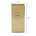 Tesla Coil Lighters Metal Minimalist USB Rechargeable Windproof Arc Lighter - Gold