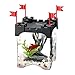 Aqueon Betta Castle Aquarium Fish Tank Kit, Black, Half Gallon