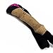 Montem Ultra Strong Trekking, Walking, and Hiking Poles - One Pair (2 Poles) - Collapsible, Lightweight, Quick Locking, and Ultra Durable (Pink (EVA Foam Grip))