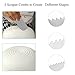 Ejoyous Aluminium Alloy Cake Decorating Turntable,11 Inch Revolving Cake Stand with Decorating Sets, Scraper Combs (3pcs),2 Icing Spatula (Scraper Cutters)