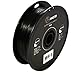 1.75mm Black PLA 3D Printer Filament - 1kg Spool (2.2 lbs) - Dimensional Accuracy +/- 0.03mm