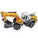 Blomiky 1:22 Large Size Children's Push Friction Powered Excavator Digging Construction Truck Toys Inertia Engineering Car Model Pull Digger