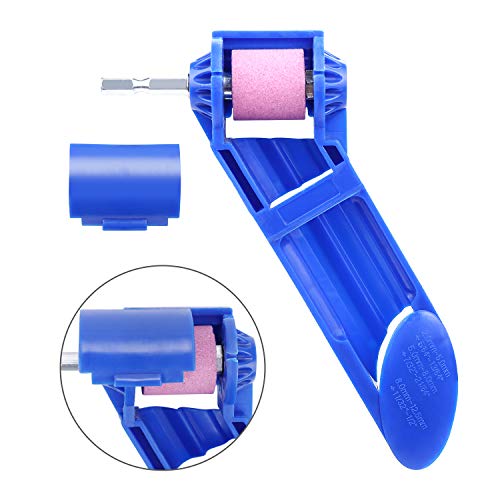 PiscatorZone Drill Bit Sharpener Portable Diamond Drill Bit Sharpening Tool Corundum Grinding Wheel - Thumbnail 3