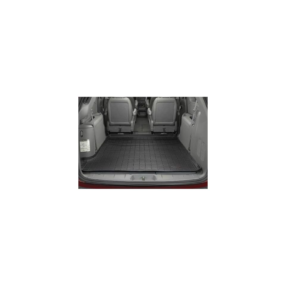 2005 2007 Chrysler Town & Country Black WeatherTech Cargo Liner [For