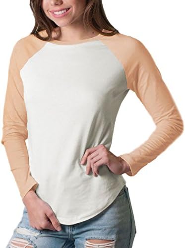 Friday Chic Women's Raglan Long Sleeve Baseball Shirt
