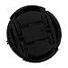 Fotodiox Inner Pinch Lens Cap, Lens Cover with Cap Keeper, 49mm