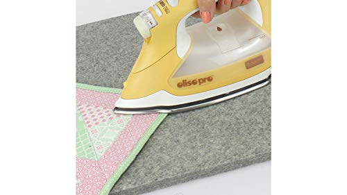Zipcase Wool Pressing Mat for Quilting -13.5 inches ×13.5 inches 100% Wool Iron Pad, Suit for Cloth Ironing,Vinyl Heat Transfer Pressing - Smooth Ironing Mats for Table Holds Quilting in Place - Thumbnail 4