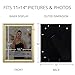 Langdon House 11x14 Gold Picture Frame, Contemporary Glam Photo Frame 11 x 14, Wall Mount or Table Top, Celebration Collection