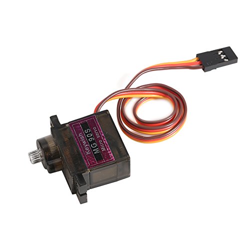 Keywish 5Pcs MG90S Mini Metal Geared Micro Servo Motor 9G for RC Helicopter Plane Boat Car Trex450