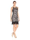 Jax Women's Cutout-Neck Sheath Dress, Black, 6