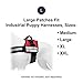 Service Dog in Training Patch with Hook Back and Reflective Lettering for Service Dog in Training Vests (Large - 2