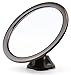 Fogless Fog Free Shower Mirror with Rotating, Locking Suction Cup Sticks to Wet Shower Walls; New Unique Bronze Finish; Best Shave and Bonus Separate Razor Holder; (Bronze) (1X Magnification) …