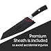 Chef Knife - Professional 8 Inches, High Carbon Stainless Steel, Ultra Sharp and Ergonomic Handle Perfect for Chopping, Slicing, Dicing & Mincing. Wisdom Series Kitchen Knife