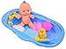 Baby Doll Bath Time Set, Boys Pretend Play Bath Tub Toys Games for Kids Toddlers Christmas Birthday Gift - Featuring 6