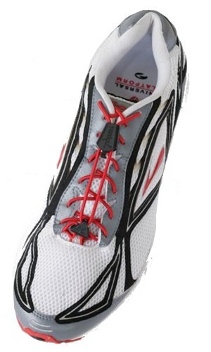 Yankz Sure Lace System - Red Laces with Black Casings