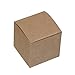 60 Pack Small Kraft Brown Gift Box (1 7/8 Inch Cube)
