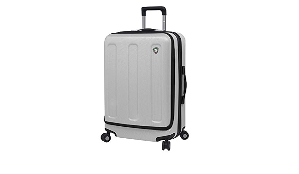 Amazon.com: Mia Toro Italia Profondito - Maleta giratoria de 28 pulgadas,  color blanco : Ropa, Zapatos y Joyería