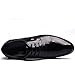 OUOUVALLEY Mens Patent Leather Tuxedo Dress Shoes Lace up Pointed Toe Oxfords 1877 Black 10D(M) US