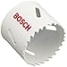 BOSCH HB212 2-1/8 in. Bi-Metal Hole Saw, White