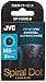 JVCKENWOOD JVC EP-FX9MS-B Replacement Ear Tips Spiral Dots 6 Pack MS Black