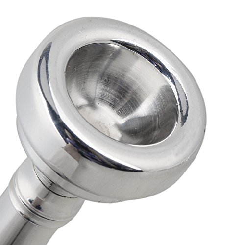 Surfing Silver Copper Rod & Trumpet Mouthpiece 4 Size 1-1/2C,3C,5C,7C for Beginners
