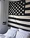 The Boho Street Vintage American Flag Tapestry Black and White 100% Cotton, Indian Hippie Wall Hanging, Bohemian Bedspread, Mandala Cotton Dorm Decor Beach Cover up