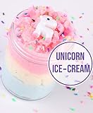 Dorothyworld 2018 Newest Random Unicorn and Chocolate Charms Cloud Slime Fairy Putty Fluffy Slime,Super Soft and Non-Sticky(150ML 5OZ)