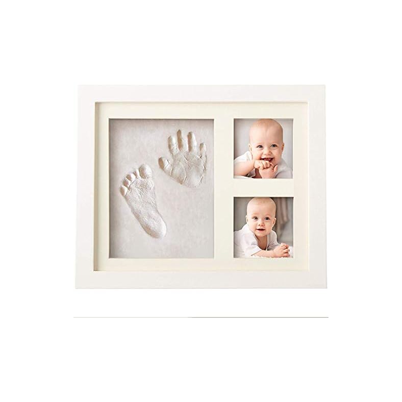 Baby Handprint and Footprint Makers Kit Keepsake For Newborn Boys & Girls, Baby Girl Gifts & Baby Boy Gifts, New Mom…