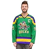 Adult Mighty Ducks Hockey Green Jersey