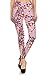 Leggings Depot High Waisted Floral & Space Print Leggings for Women-Full Length-R591, Lilac in Bloom, One Size