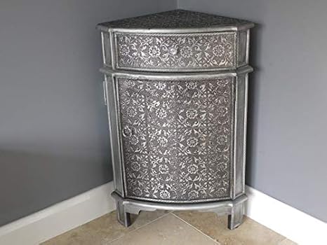 Generic Ner Cabi Corner Cabinet 1 Draw Drawer Embossed Amazon Co