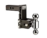 B&W Tow & Stow 5in Drop 4.5in Rise 2x2 5/16in Dual Ball Size Hitch