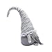 iGnome 17 Inches Handmade Christmas Gnome Decoration Swedish Figurines - 16 Inches (Grey 2)