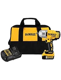 DeWalt dcf899p1r 20 V max XR inalámbrico de iones de litio 1 2 en. Brushless detent Pin Llave de impacto con batería (Refurbished Certificado)
