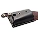 CyberDyer Genuine Leather Magnet Ammo Pouch for Slingshot Stainless Steel Bag Case (Coffee)