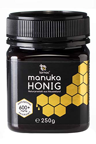 Larnac Manuka Honig MGO 600+ aus Neuseeland, 250g, Methylglyoxal zertifiziert